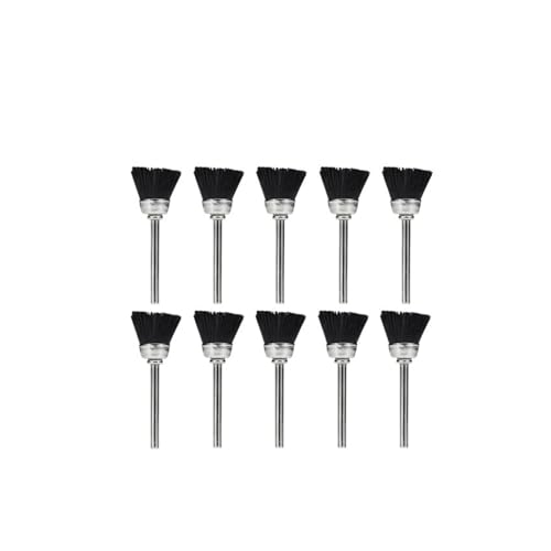 Kompatibel Mit XCAN, 10-teiligem Polierscheibenbürstensatz, 3,0-mm-Schaft, Nylondrahtbürstensatz, Polierbürste For Zubehör For Rotationswerkzeuge von ZINTCBLGE