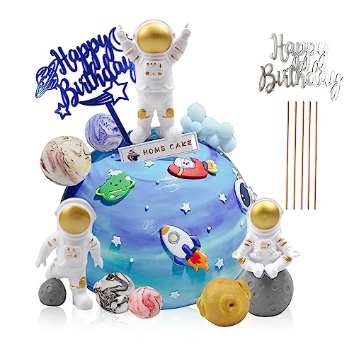 ZIOYA 9 Stück Figur Astronauten Tortendeko Weltraum Kuchendekoration Spaceman Kuchen Toppers Deko Spaceman Kuchen für Geburtstag Kinder Party Kuchen Dekoration Zubehör ZIOYA 9 Stück Figur Astronauten Tortendeko Weltraum Kuchendekoration Spaceman Kuchen Toppers Deko Spaceman Kuchen für Geburtstag Kinder Party Kuchen Dekoration Zubehör von ZIOYA