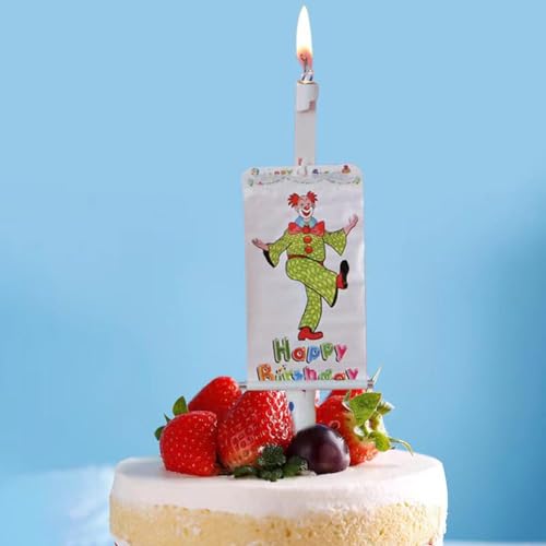 Clown-Überraschungskerze, lustige Kuchendekoration, Überraschungsbanner, Geburtstagskerze, kreative besondere Geburtstagskerzen, Kuchendekoration für unvergessliche Feiern für Kindergeburtstage Clown-Überraschungskerze, lustige Kuchendekoration, Überraschungsbanner, Geburtstagskerze, kreative besondere Geburtstagskerzen, Kuchendekoration für unvergessliche Feiern für Kindergeburtstage von ZIRYXQ