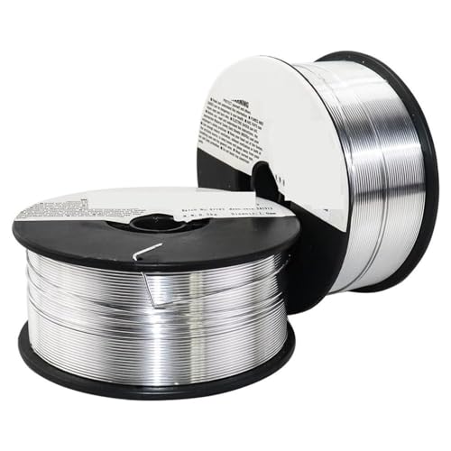 Aluminium Basteldraht, 0,5 kg 0,8/1,0/1,2 mm D100mm Gasschutz-Aluminiumlegierung-Schweißmaterialdraht(0.8mm) von ZIUBMVDYC