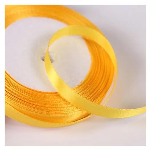 Bänder für Geschenkverpackungen, 10 mm Satinband for Selbermachen, Nähen, handgefertigtes Bastelzubehör, Schwarz, Weiß, Beige, Rosa, Rot, Blau, Grün, Lila, Weihnachtsdekorationsband(Onecolor) von ZIUBMVDYC