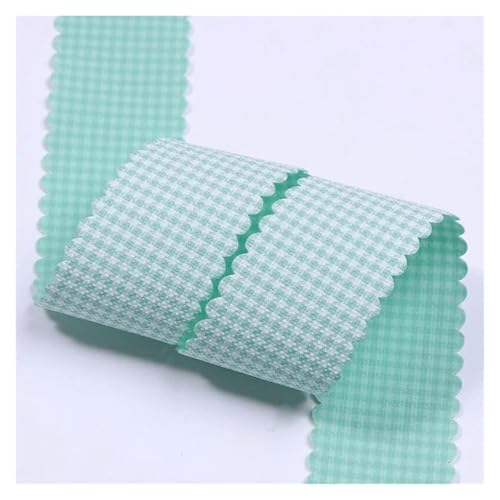 Bänder für Geschenkverpackungen, 5 Yards buntes, passendes, mit Gittermuster bedrucktes Band for DIY-Handwerk, Schleife, Haarschmuck, Materialien, Geschenkverpackung, Kleidung, Hutbesatz(Grün,12mm) Bänder für Geschenkverpackungen, 5 Yards buntes, passendes, mit Gittermuster bedrucktes Band for DIY-Handwerk, Schleife, Haarschmuck, Materialien, Geschenkverpackung, Kleidung, Hutbesatz(Grün,12mm) von ZIUBMVDYC