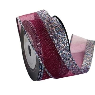 Bänder für Geschenkverpackungen, Handgefertigtes Klebeband, 1 Zoll, 1,5 Zoll, 25 mm, 40 mm, farbiges seitliches Organzaband, DIY-Haarschleifen-Zubehör, Satinbänder, Verpackungsgurtband, 5 Meter, Rosa, Bänder für Geschenkverpackungen, Handgefertigtes Klebeband, 1 Zoll, 1,5 Zoll, 25 mm, 40 mm, farbiges seitliches Organzaband, DIY-Haarschleifen-Zubehör, Satinbänder, Verpackungsgurtband, 5 Meter, Rosa, von ZIUBMVDYC