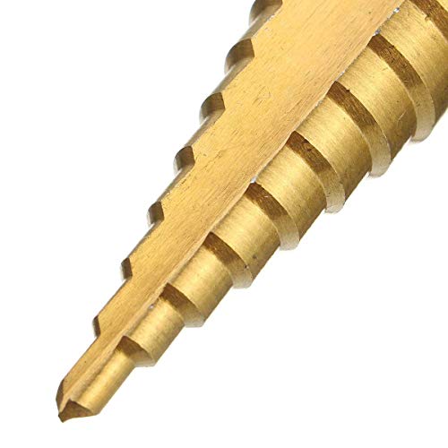 Spiralgenuteter Stufenbohrer, 12/4 20/4 32 mm HSS-Stufenbohrer mit hoher Geschwindigkeit Spiralgenuteter Stufenbohrer, 12/4 20/4 32 mm HSS-Stufenbohrer mit hoher Geschwindigkeit von ZIUBMVDYC