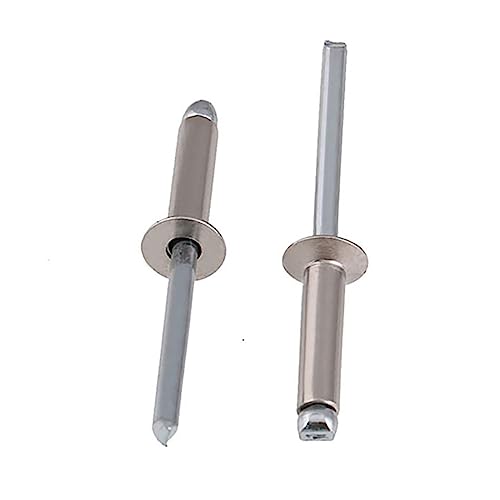 ZIUBMVDYC Aluminium-Blindnieten, 50PCSPop Nieten Aluminium Senkkopf Blind Niet Befestigungen M4(M4x12) von ZIUBMVDYC