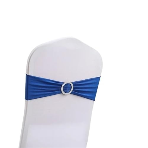 ZIUBMVDYC Stuhl Schärpen, 10 teile/satz Party Dekorationen Hote Wohnkultur Einfarbig Band Bowknot Hotel Dining Hochzeit Bankett(Blue) von ZIUBMVDYC