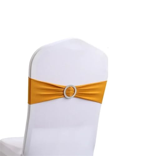 ZIUBMVDYC Stuhl Schärpen, 10 teile/satz Party Dekorationen Hote Wohnkultur Einfarbig Band Bowknot Hotel Dining Hochzeit Bankett(Orange) von ZIUBMVDYC