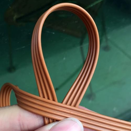 ZIUSFAC Handgewebtes Rattan Synthetisches Rattan Flach Rattan Reparaturmaterial Kunststoff Korbgeflecht Reparaturmaterial Für MöBel Gewebtes Material(Brown) von ZIUSFAC