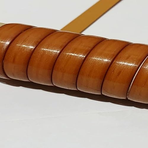 ZIUSFAC Pe-Rattan Synthetische Rattan Weben Material Flache Kunststoff Rattan-Reparaturmaterial Für Gartenmöbel Kunststoffgeflechttes(Brown 3) von ZIUSFAC