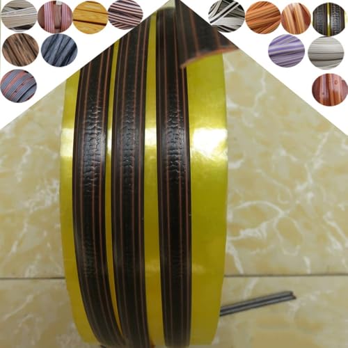 ZIUSFAC Weiß Wicker Repair Material Kit Kunststoff Gewebtes Rattan-Reparaturmaterial Flaches RattanstäBchen Reparaturmaterial Für Gartenmöbel(Black) von ZIUSFAC