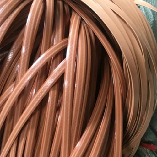 ZIUSFAC Wicker Repair Material Kit 500g 8 Mm De Large Kunststoff-Rattan-Reparaturmaterial Flaches Gewebtes Rattan Für Gartenmöbel(Brown 2) von ZIUSFAC