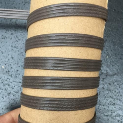 ZIUSFAC Wicker Repair Material Kit 500g 8 Mm De Large Kunststoff-Rattan-Reparaturmaterial Flaches Gewebtes Rattan Für Gartenmöbel(Gray) von ZIUSFAC