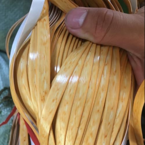 ZIUSFAC Wicker Repair Material Kit 500g 8 Mm De Large Kunststoff-Rattan-Reparaturmaterial Flaches Gewebtes Rattan Für Gartenmöbel(Yellow Wood) von ZIUSFAC