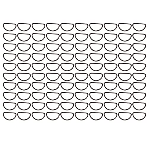 Metall -D -Ringe stark für Haustierkoffer Hundekragen vielseitiger Gebrauch (Waffenfarbe 3x32x17mm) von ZIXINNKC