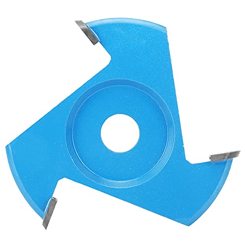 Winkels chl eifer Triangle Blade Carbid Wolfram Stahl 3 Zähne Schnitz werkzeug Zubehör Holz bearbeitung Fräser für Tee schalen und Kaffee tische von ZIXINNKC