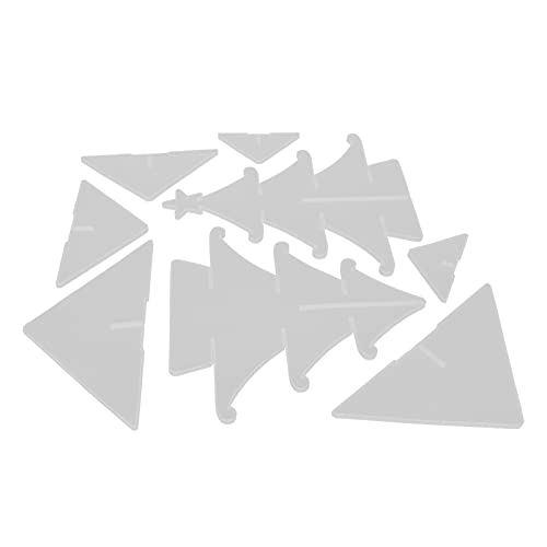 ZIXINNKC Weihnachtsbaum Silikonform einfach Demold Mirror Effekt für Festival Dekoration Familienfreunde Handwerk von ZIXINNKC