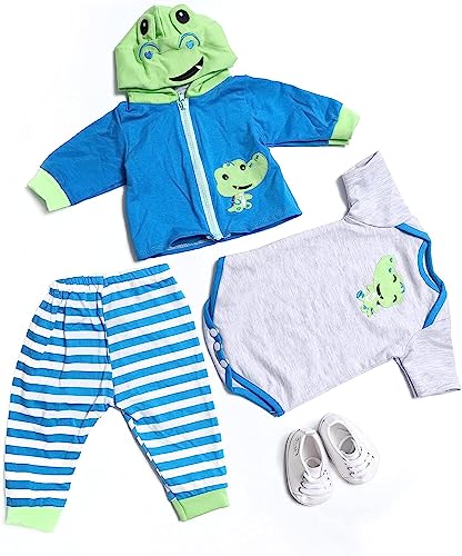 ZIYIUI Puppenkleidung Neugeborene Puppen Kleid Kleid Schöne Puppen Abendparty Prinzessin Ärmellose Kleidung Bekleidung Kuchenmuster Outfit Zubehör für 20-22 Zoll Puppen ZIYIUI Puppenkleidung Neugeborene Puppen Kleid Kleid Schöne Puppen Abendparty Prinzessin Ärmellose Kleidung Bekleidung Kuchenmuster Outfit Zubehör für 20-22 Zoll Puppen von ZIYIUI