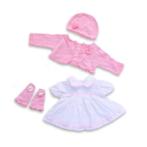 ZIYIUI Reborn, Puppenkleidung, Zartrosa Kleidung, süßes Kleidungsset für Ihre Puppe 20-22 Zoll 50-55 cm Baby Girl Baby Boy ZIYIUI Reborn, Puppenkleidung, Zartrosa Kleidung, süßes Kleidungsset für Ihre Puppe 20-22 Zoll 50-55 cm Baby Girl Baby Boy von ZIYIUI