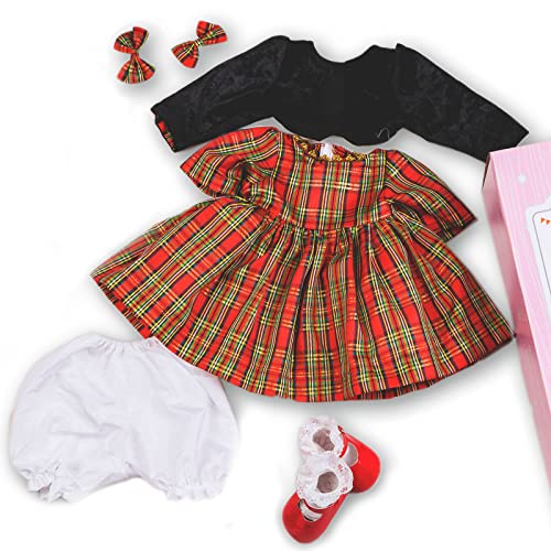 ZIYIUI Reborn Doll Clothes Royal Collection Schwarzes Kleid Passt zu 22 Zoll-24 Zoll Reborn Doll Girl Neugeborenes Baby, Kleidung Passend für 55cm-60cm Reborn Puppen Reborn Baby Kleidung ZIYIUI Reborn Doll Clothes Royal Collection Schwarzes Kleid Passt zu 22 Zoll-24 Zoll Reborn Doll Girl Neugeborenes Baby, Kleidung Passend für 55cm-60cm Reborn Puppen Reborn Baby Kleidung von ZIYIUI