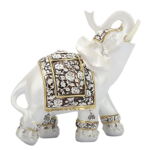 ZIZEV Elefanten-Ornamente, Dekoration, große Elefantenstatue, Geschenk, exquisites Retro-Modell, dekoriert, antike, dekorative Verzierung, Elefantengeschenke für Frauen, Modellierwerkzeuge von ZIZEV
