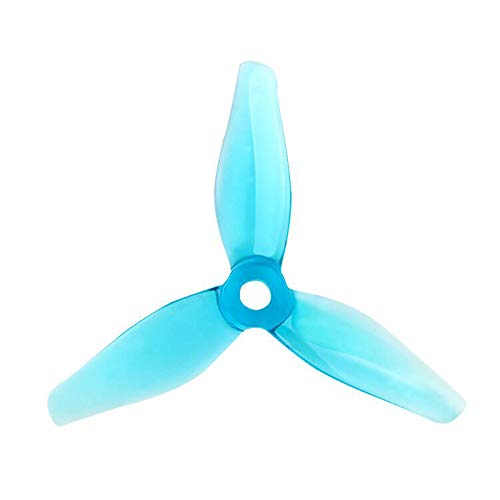 ZIxmix Blade Propeller 24PCS/12Pairs T3140 3140 3,1x4 3,1 Zoll 3-Blatt Propeller M5 Loch for RC Drone FPV Racing,Quick Release Propellers (Color : 12Pairs Blue) von ZIxmix