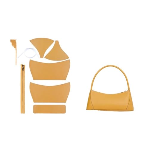 ZJCNHY Leder Knödel PU Material DIY Set Teile for Handtasche Tasche DIY (Color : DIY set-06, Size : 1pc DIY Bag) von ZJCNHY