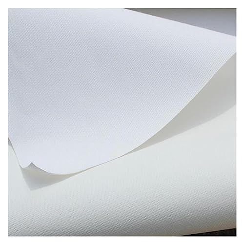 ZJCNHY Leinwand auf Rolle 280 g grundierte weiße Leinwandrolle aus 100% Baumwolle for Handmalübungen, 28/38/48/58 cm breit (Color : 48cm x 1m) von ZJCNHY