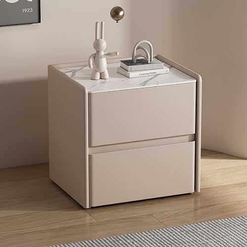 Moderner minimalistischer Nachttisch aus Massivholz für das Schlafzimmer mit Schieferplatte, Kommode für das Schlafzimmer, Schubladenschrank, Nachttisch aus Holz, weißer Nachttisch, Aufbewahrungsschr Moderner minimalistischer Nachttisch aus Massivholz für das Schlafzimmer mit Schieferplatte, Kommode für das Schlafzimmer, Schubladenschrank, Nachttisch aus Holz, weißer Nachttisch, Aufbewahrungsschr von ZJHESXV