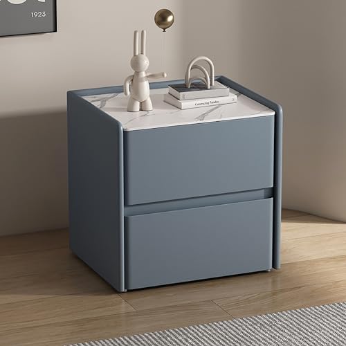 Moderner minimalistischer Nachttisch aus Massivholz für das Schlafzimmer mit Schieferplatte, Kommode für das Schlafzimmer, Schubladenschrank, Nachttisch aus Holz, weißer Nachttisch, Aufbewahrungsschr Moderner minimalistischer Nachttisch aus Massivholz für das Schlafzimmer mit Schieferplatte, Kommode für das Schlafzimmer, Schubladenschrank, Nachttisch aus Holz, weißer Nachttisch, Aufbewahrungsschr von ZJHESXV