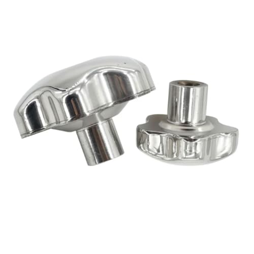 ZJMCCUK Kontermutter aus 304 Edelstahl, Handknaufmuttern, Pflaumengriff, drehbare Klemme, Gewindebolzen, Einsatzschraube, Daumenbefestigung, Sternmutter für Metallbearbeitung, Schraube ZJMCCUK Kontermutter aus 304 Edelstahl, Handknaufmuttern, Pflaumengriff, drehbare Klemme, Gewindebolzen, Einsatzschraube, Daumenbefestigung, Sternmutter für Metallbearbeitung, Schraube von ZJMCCUK