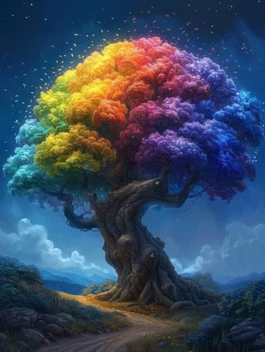 Diamond Painting Baum, Landschaft Diamond Painting Erwachsene Groß XXL 30x40cm, 5D DIY Eckige Steine Diamant Malerei Bilder Erwachsene Mosaik Bastelset für Zimmer Deko Wohnzimmer, Geschenke -zjn2506MR Diamond Painting Baum, Landschaft Diamond Painting Erwachsene Groß XXL 30x40cm, 5D DIY Eckige Steine Diamant Malerei Bilder Erwachsene Mosaik Bastelset für Zimmer Deko Wohnzimmer, Geschenke -zjn2506MR von ZJNBBDOU