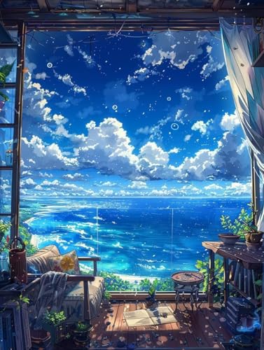 Landschaft Diamond Painting Erwachsene, 5D Diamant Painting Bilder Himmel Muster Design, Eckige Steine Diamond Art Kinder DIY Strass Stickerei Bastelset für Wanddeko Schlafzimmer, 35 x 50cm -zjn2506U2 Landschaft Diamond Painting Erwachsene, 5D Diamant Painting Bilder Himmel Muster Design, Eckige Steine Diamond Art Kinder DIY Strass Stickerei Bastelset für Wanddeko Schlafzimmer, 35 x 50cm -zjn2506U2 von ZJNBBDOU