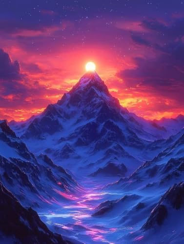 Malen Nach Zahlen Berg Malen Nach Zahlen Erwachsene, Paint by Numbers Sonnenuntergang Paint by Numbers Adult mit 3 Pinsel und Acrylfarben für Zimmer Deko, Geschenke für Frauen 80x120cm -zjn2507P8 Malen Nach Zahlen Berg Malen Nach Zahlen Erwachsene, Paint by Numbers Sonnenuntergang Paint by Numbers Adult mit 3 Pinsel und Acrylfarben für Zimmer Deko, Geschenke für Frauen 80x120cm -zjn2507P8 von ZJNBBDOU