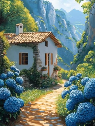 Malen Nach Zahlen Erwachsene, Malen Nach Zahlen Häuser Paint by Numbers Landschaft Painting by Numbers DIY Set Erwachsene mit 3 Pinsel und Acrylfarben Set für Deko Wohnzimmer 30x40cm -zjn25075F Malen Nach Zahlen Erwachsene, Malen Nach Zahlen Häuser Paint by Numbers Landschaft Painting by Numbers DIY Set Erwachsene mit 3 Pinsel und Acrylfarben Set für Deko Wohnzimmer 30x40cm -zjn25075F von ZJNBBDOU