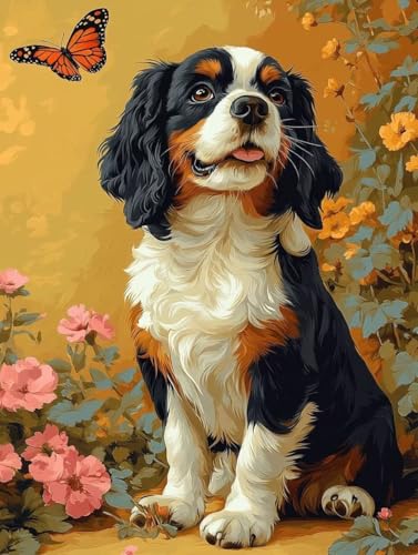 Malen Nach Zahlen Erwachsene, Malen Nach Zahlen Hund Paint by Numbers Schmetterling Painting by Numbers DIY Set Erwachsene mit 3 Pinsel und Acrylfarben Set für Deko Wohnzimmer 60 x 80 cm -zjn250714 Malen Nach Zahlen Erwachsene, Malen Nach Zahlen Hund Paint by Numbers Schmetterling Painting by Numbers DIY Set Erwachsene mit 3 Pinsel und Acrylfarben Set für Deko Wohnzimmer 60 x 80 cm -zjn250714 von ZJNBBDOU
