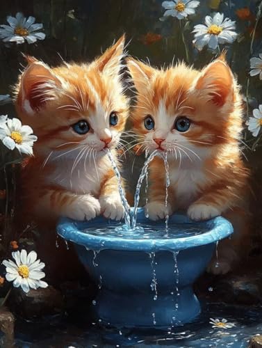 Malen Nach Zahlen Erwachsene, Malen Nach Zahlen Katze Paint by Numbers Brunnen Painting by Numbers DIY Set Erwachsene mit 3 Pinsel und Acrylfarben Set für Deko Wohnzimmer, Geschenke 70x95cm -zjn2507W3 Malen Nach Zahlen Erwachsene, Malen Nach Zahlen Katze Paint by Numbers Brunnen Painting by Numbers DIY Set Erwachsene mit 3 Pinsel und Acrylfarben Set für Deko Wohnzimmer, Geschenke 70x95cm -zjn2507W3 von ZJNBBDOU