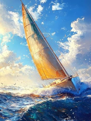 Malen Nach Zahlen Erwachsene, Malen Nach Zahlen Segelboot Paint by Numbers Ozean Painting by Numbers DIY Set Erwachsene mit 3 Pinsel und Acrylfarben Set für Deko Wohnzimmer 40x60cm -zjn2507OV250 Malen Nach Zahlen Erwachsene, Malen Nach Zahlen Segelboot Paint by Numbers Ozean Painting by Numbers DIY Set Erwachsene mit 3 Pinsel und Acrylfarben Set für Deko Wohnzimmer 40x60cm -zjn2507OV250 von ZJNBBDOU