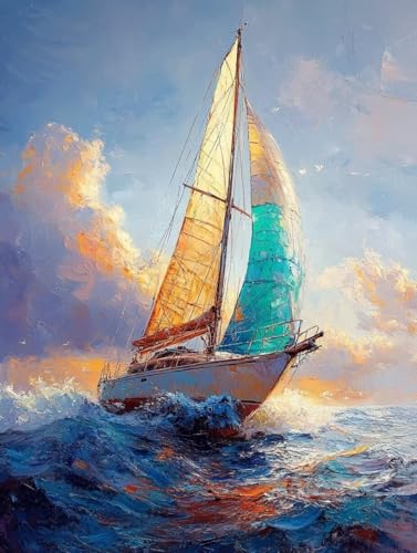Malen Nach Zahlen Erwachsene, Malen Nach Zahlen Segelboot Paint by Numbers Ozean Painting by Numbers DIY Set Erwachsene mit 3 Pinsel und Acrylfarben Set für Deko Wohnzimmer 80x120cm -zjn2507KI5JE Malen Nach Zahlen Erwachsene, Malen Nach Zahlen Segelboot Paint by Numbers Ozean Painting by Numbers DIY Set Erwachsene mit 3 Pinsel und Acrylfarben Set für Deko Wohnzimmer 80x120cm -zjn2507KI5JE von ZJNBBDOU