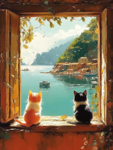 Malen Nach Zahlen Katze Malen Nach Zahlen Erwachsene, Paint by Numbers Ozean Paint by Numbers Adult mit 3 Pinsel und Acrylfarben für Zimmer Deko, Geschenke für Frauen für Frauen 70x95cm -zjn2507TE Malen Nach Zahlen Katze Malen Nach Zahlen Erwachsene, Paint by Numbers Ozean Paint by Numbers Adult mit 3 Pinsel und Acrylfarben für Zimmer Deko, Geschenke für Frauen für Frauen 70x95cm -zjn2507TE von ZJNBBDOU