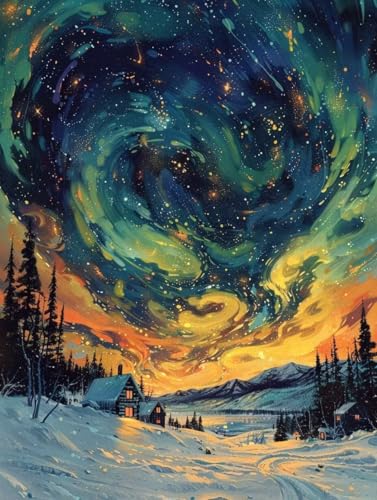 Sternenhimmel Diamond Painting Erwachsene, 5D Diamant Painting Bilder Traum Muster Design, Eckige Steine Diamond Art Kinder DIY Strass Stickerei Bastelset für Zimmer Deko, 50 x 70cm -zjn2506YU259 Sternenhimmel Diamond Painting Erwachsene, 5D Diamant Painting Bilder Traum Muster Design, Eckige Steine Diamond Art Kinder DIY Strass Stickerei Bastelset für Zimmer Deko, 50 x 70cm -zjn2506YU259 von ZJNBBDOU