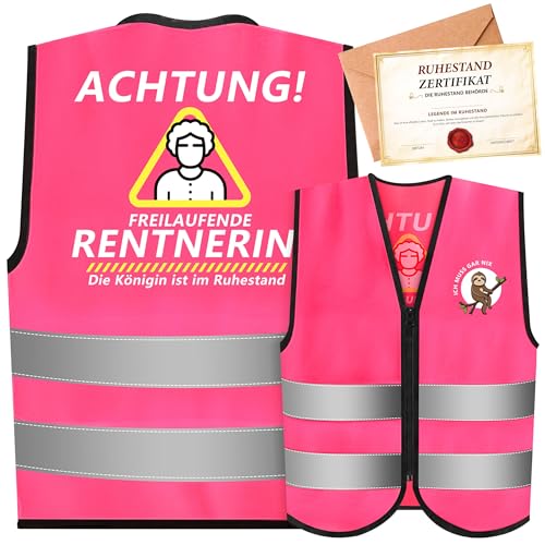 ZJTAPE Rentner Geschenk Frau, Renteneintritt Geschenk mit Grußkarte, Rente Scherzartikel, Lustige Ruhestand Geschenke für Frauen - Abschiedsgeschenk Kollegen Renteneintritt Geschenk zum Pension ZJTAPE Rentner Geschenk Frau, Renteneintritt Geschenk mit Grußkarte, Rente Scherzartikel, Lustige Ruhestand Geschenke für Frauen - Abschiedsgeschenk Kollegen Renteneintritt Geschenk zum Pension von ZJTAPE