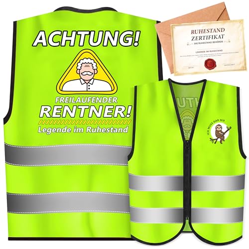 ZJTAPE Rentner Geschenk Männer, Renteneintritt Geschenk mit Grußkarte, Rente Scherzartikel, Lustige Ruhestand Geschenke für Männer - Abschiedsgeschenk Kollegen Renteneintritt Geschenk zum Pension ZJTAPE Rentner Geschenk Männer, Renteneintritt Geschenk mit Grußkarte, Rente Scherzartikel, Lustige Ruhestand Geschenke für Männer - Abschiedsgeschenk Kollegen Renteneintritt Geschenk zum Pension von ZJTAPE