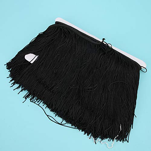 10 Yards Nähen mit Randverkleidung, 10 -jähriger 14 Cm Lang (BLACK) von ZJchao