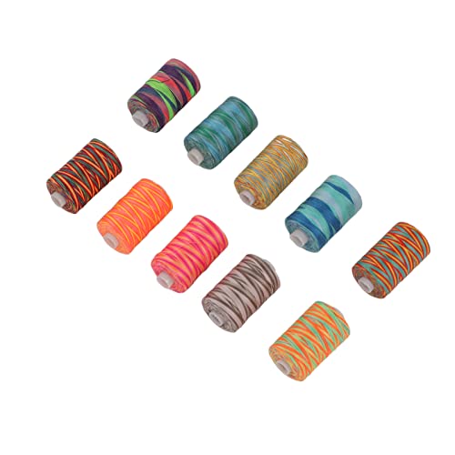10pcs Stickmaschine Maschinengewinde, Ein Variabler Polyesterfaden, Ideales für den Haushaltsgebrauch mit Hochwertiger Qualität, Ideal für die Meisten Szenarien, Faden Zum Nähen von ZJchao
