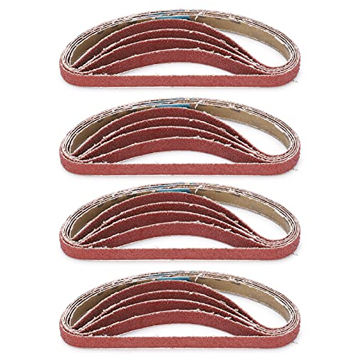 20pcs Mm Sandpapiergurte Set Schleifscheibenersatz -Ersatzwerkzeug für Schleifer (320#) von ZJchao