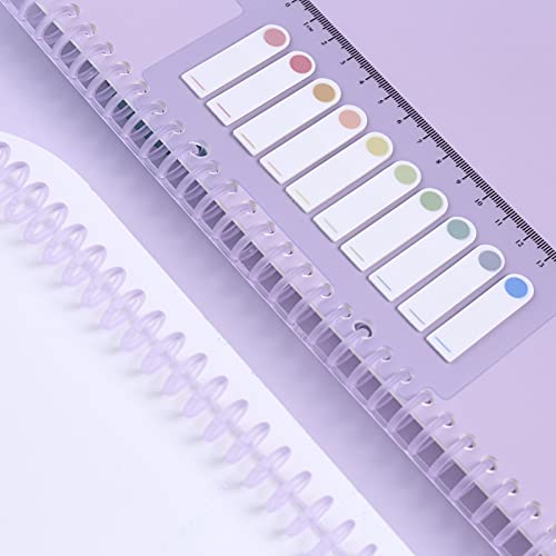 30-Loch-Bindungsstacheln, 10pcs/Beutel, Losen Blattbindemittel Ring mit 85 Blättern Kapazität für -Papier-Notebook-Album Office School-Lieferungen und Schnittlänge Design (10PCS) von ZJchao
