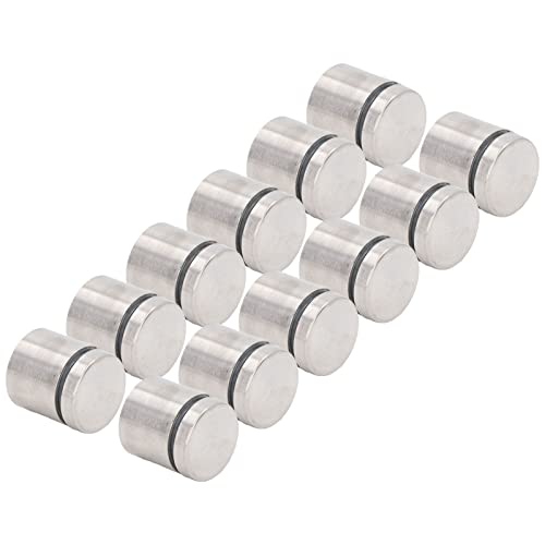 Abstandsschrauben, 12 -propcs -Abstandsschrauben für Acryl 25x25mm Edelstahl Wandschild Werbehalterungen Nägel Zum Aufhängen von Bilderrahmen von ZJchao