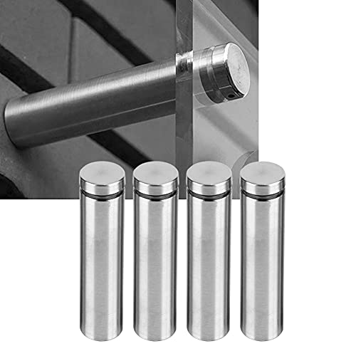 Abstandsschrauben, 4pcs Edelstahl Werbeschild Abstandshalterungsmorder Fix (19 * 80 mm) von ZJchao