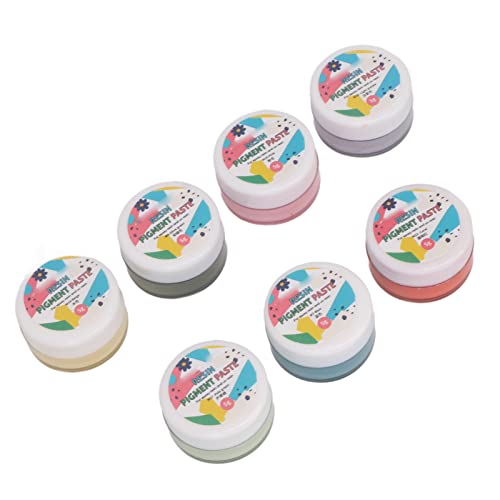 Alkoholtinten für Harz, Epoxidharzfarbe Farbharzfarbe Pigment 7 Stcs Harzpigmentpaste 7 Farben Hohe Konzentration DIY Handgefertigte Farbpigmentpigment für Epoxidharz von ZJchao