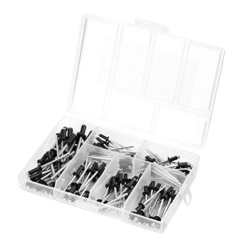 Aluminiumblind Nieten, 100 Qty 3/16 X 1 Zoll Griff Nieten mit Aufbewahrungsbox, Glatte Oberfläche für die Einfache Installation, Geeignet für Pneumatische, Elektrische und Aluminiumblind Nieten, 100 Qty 3/16 X 1 Zoll Griff Nieten mit Aufbewahrungsbox, Glatte Oberfläche für die Einfache Installation, Geeignet für Pneumatische, Elektrische und von ZJchao